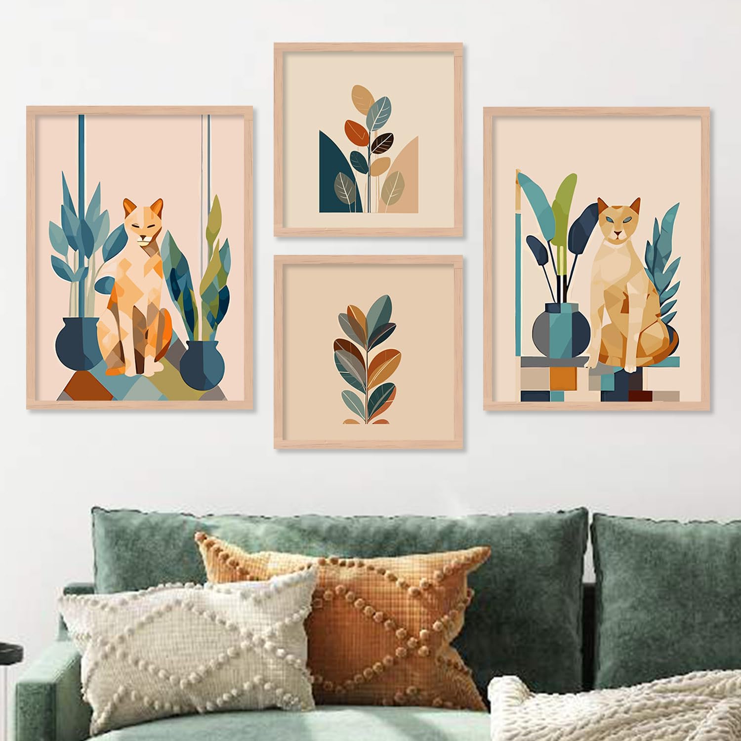 Kotart Wood Wall Paintings - Nature Leaf Art -29