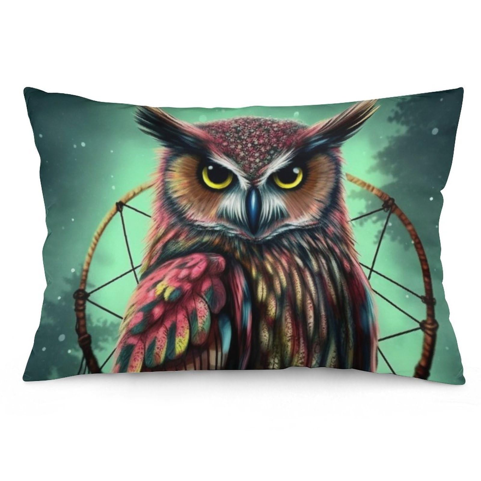 NTVOWPZO 2 Pack Decoration Throw Pillow Covers 20"x30" Pillowcases Covers Owl Pillowcases Modern Farmhouse Home Decor Sofa Cushions Covers for Couch Bed Living Room