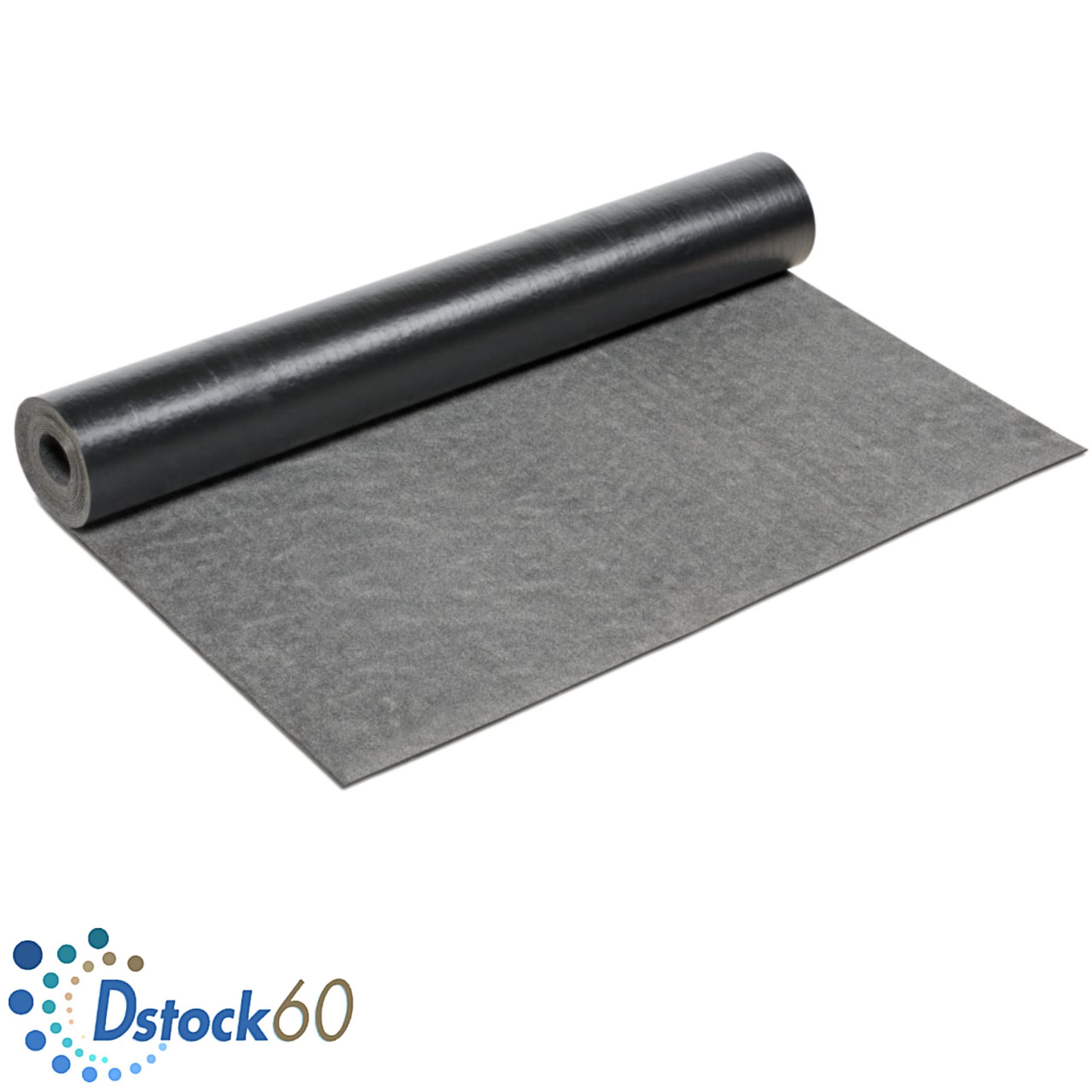 DSTOCK60 -3 metri di membrana bitume grigio sabbiato - Larghezza 1 m - Spessore 3 mm - Copre 3 m² - Rotolo di tenuta del tetto - Ideale per tetto piano, tetto terrazza, capanna, nicchia, pollaio