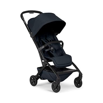 Joolz Aer2 Foldable Bumper Bar for Joolz Aer2 Stroller One-Hand Fold Compatible, Secure & Comfortable Toddler Support Bar, Leatherette Finish, Easy Click-On Design - Mid Brown Carbon