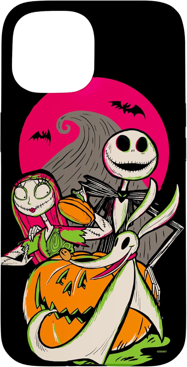 iPhone 14 Disney 100 Nightmare Before Christmas Halloween Jack & Sally Case