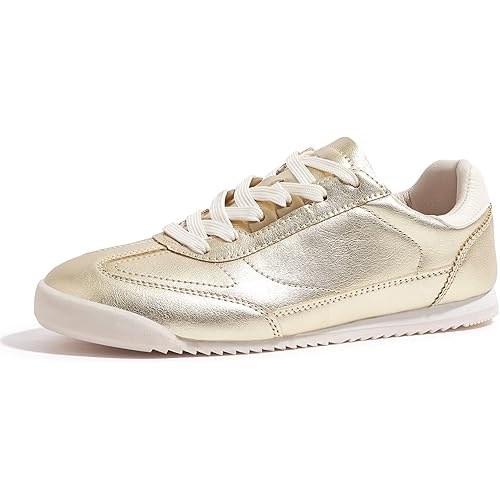 LUCKY STEP Women's Fashion Sneakers Neutral Comfortable Walking Running Gym Workout Shoes