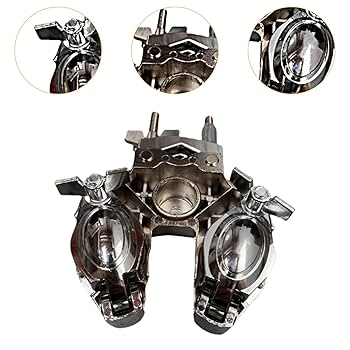 タムクランプ Amazon | Tadill トム ダブルボールクランプ ドラムクランプ