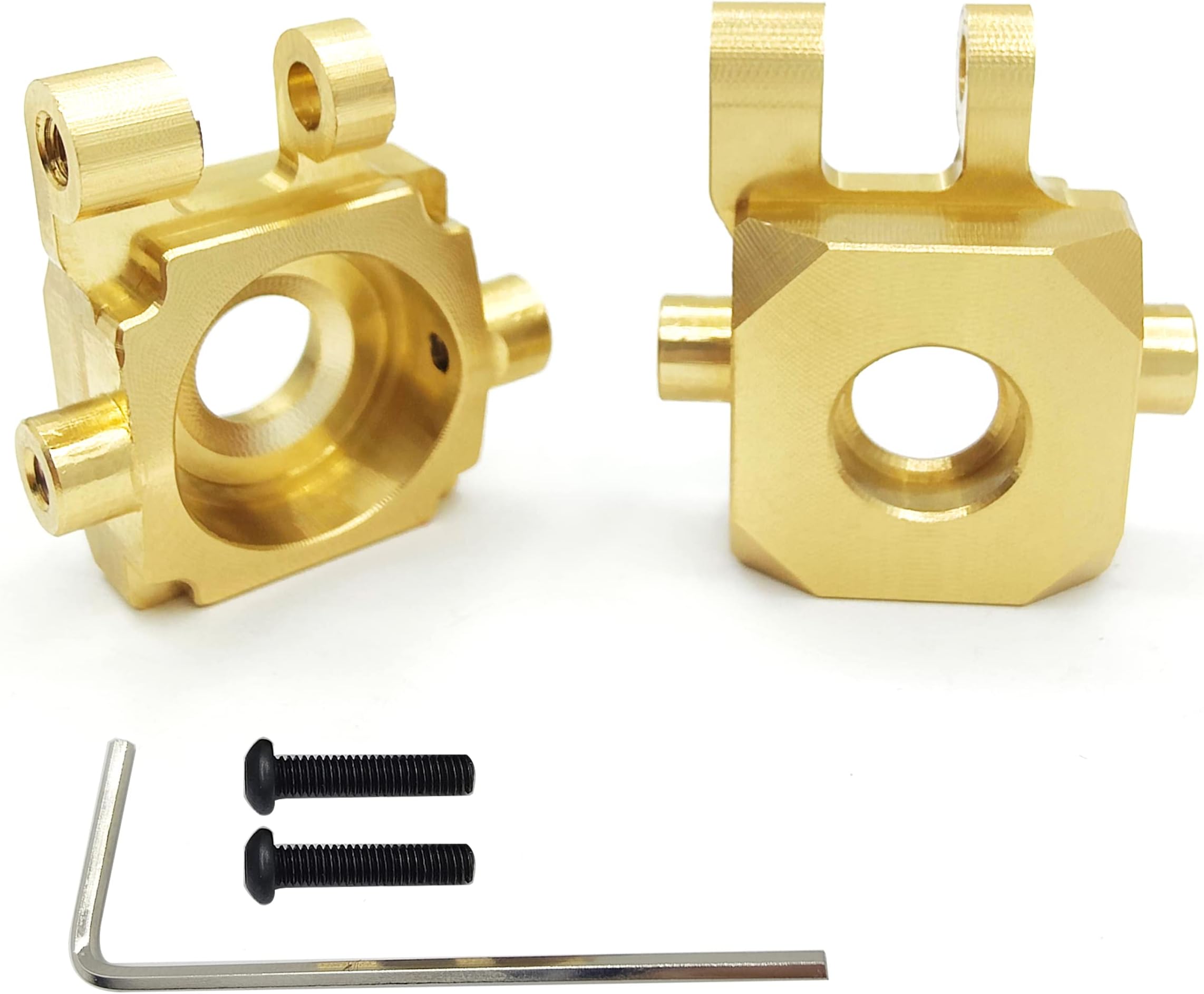 Brass Steering Knuckles Heavy Duty Front Steering Cup Steering Knuckle Upgrade Accessories for 1/18 RC Crawler TRX4M Upgrade Parts