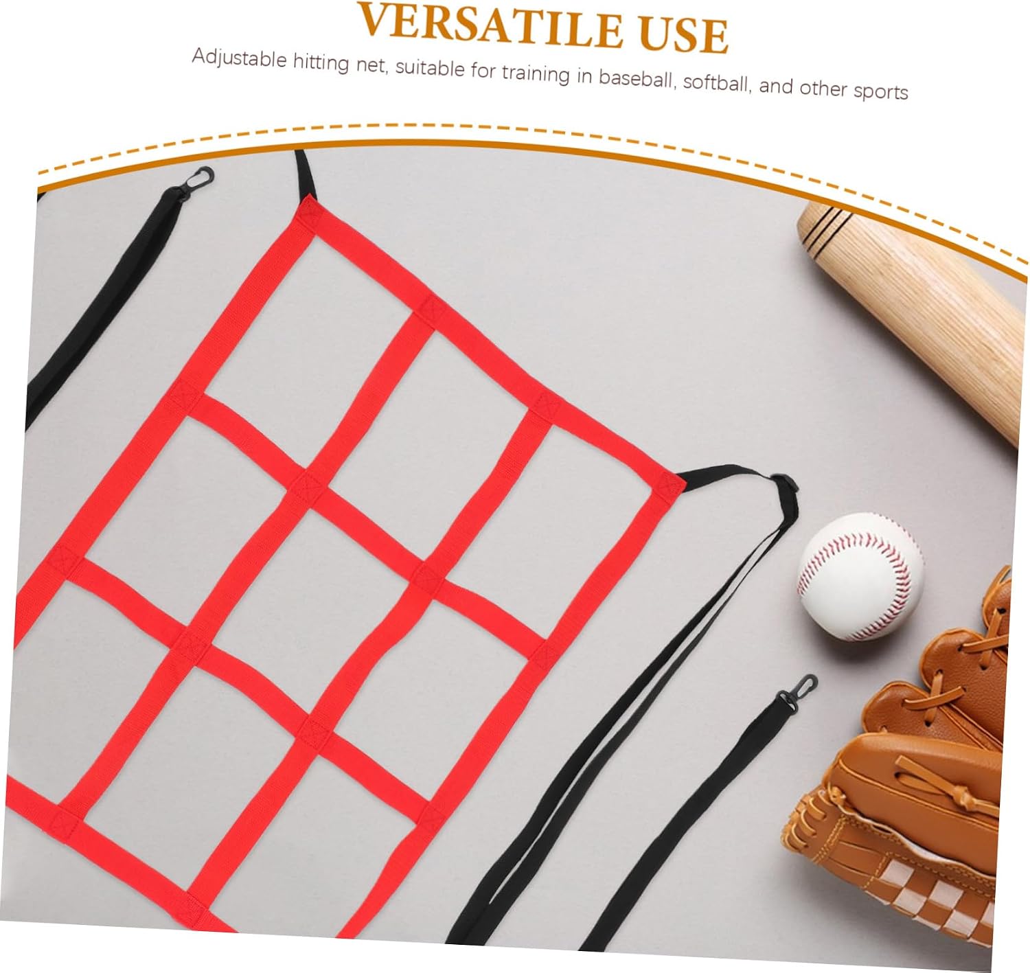 2pcs Softball Pitchback Net Set Adjustable Baseball Throwing Trainer for Fielding and Hitting Practice Rebound System for Backyard Training