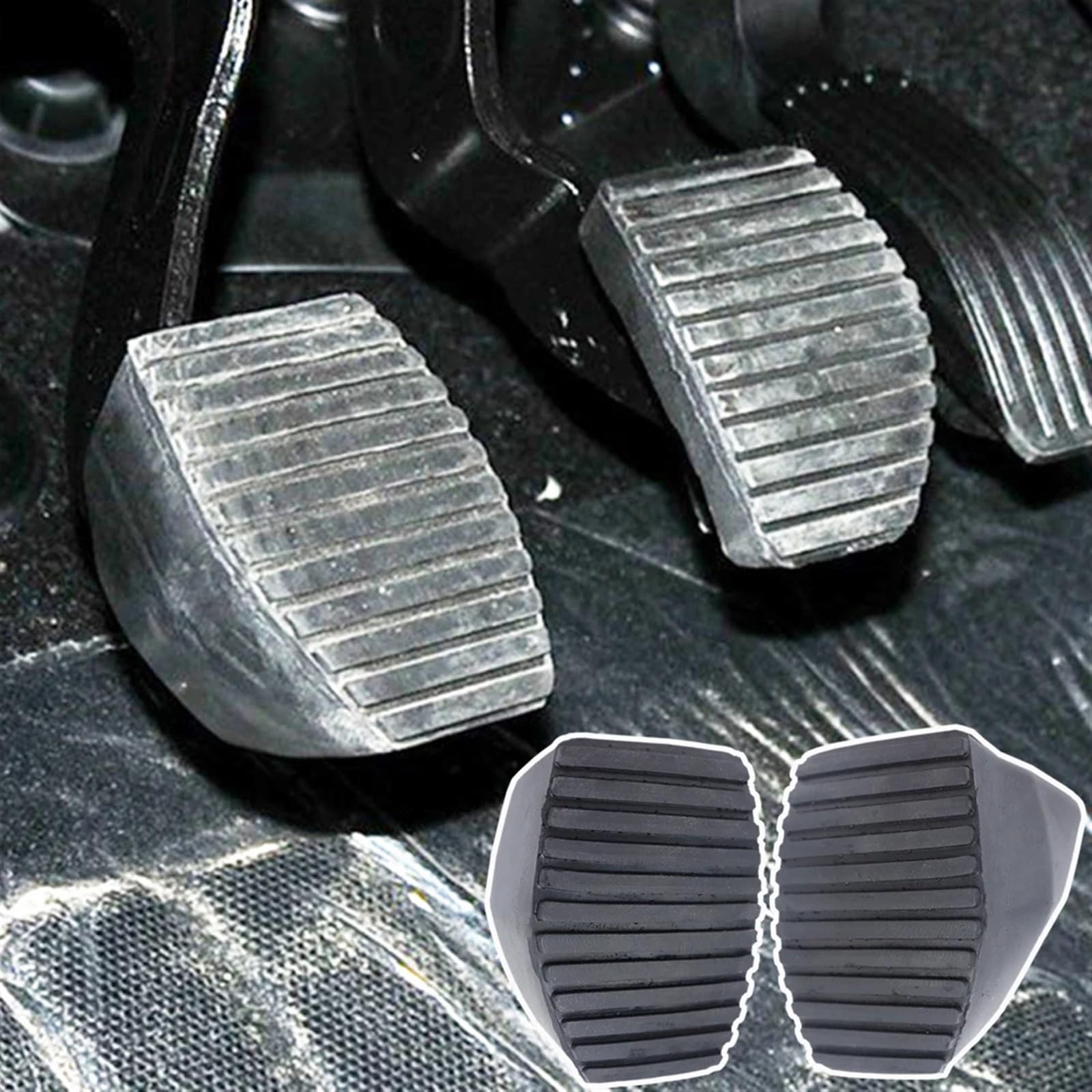 Couvre-patins de Pédale de Frein et D'embrayage, 1 Paire de Couvre