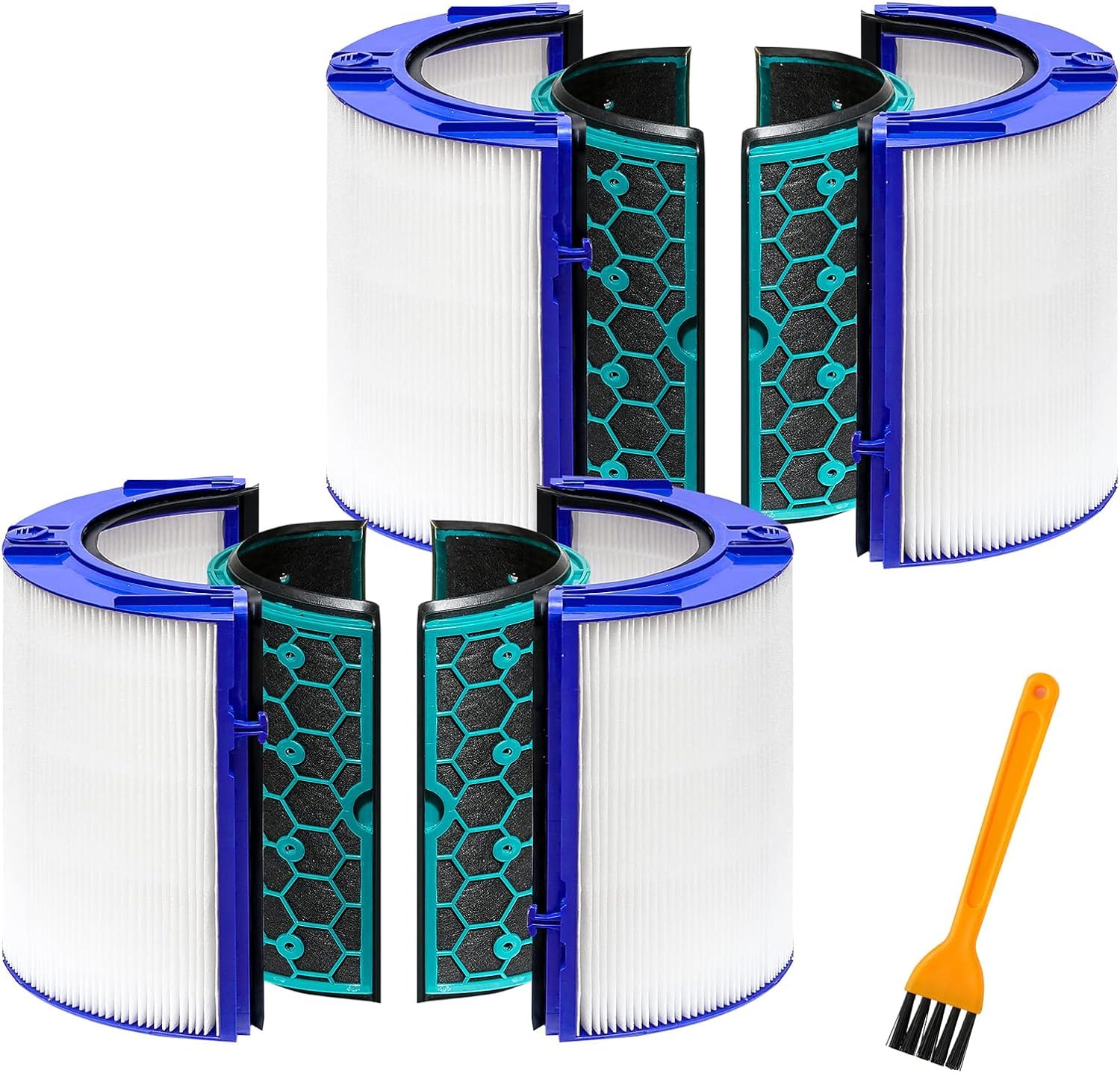 Filtres HEPA Dyson HP04 TP04 DP04 Yeelife filtre charbon actif purificateur air pack de 2 de rechange
