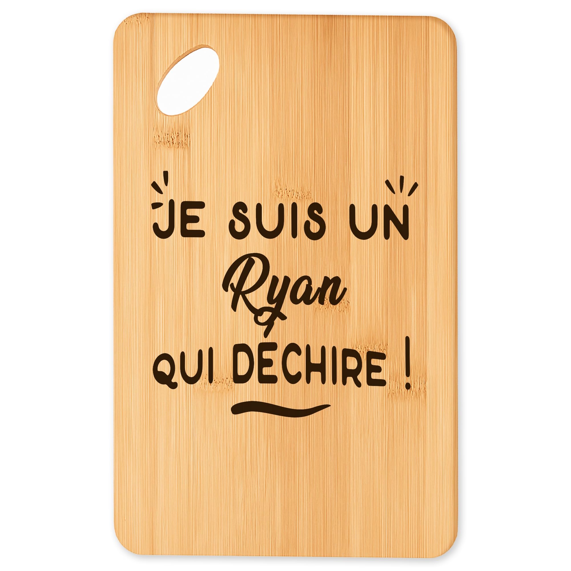 Plateau apéro en bambou Ryan pour vos soirées conviviales et barbecues