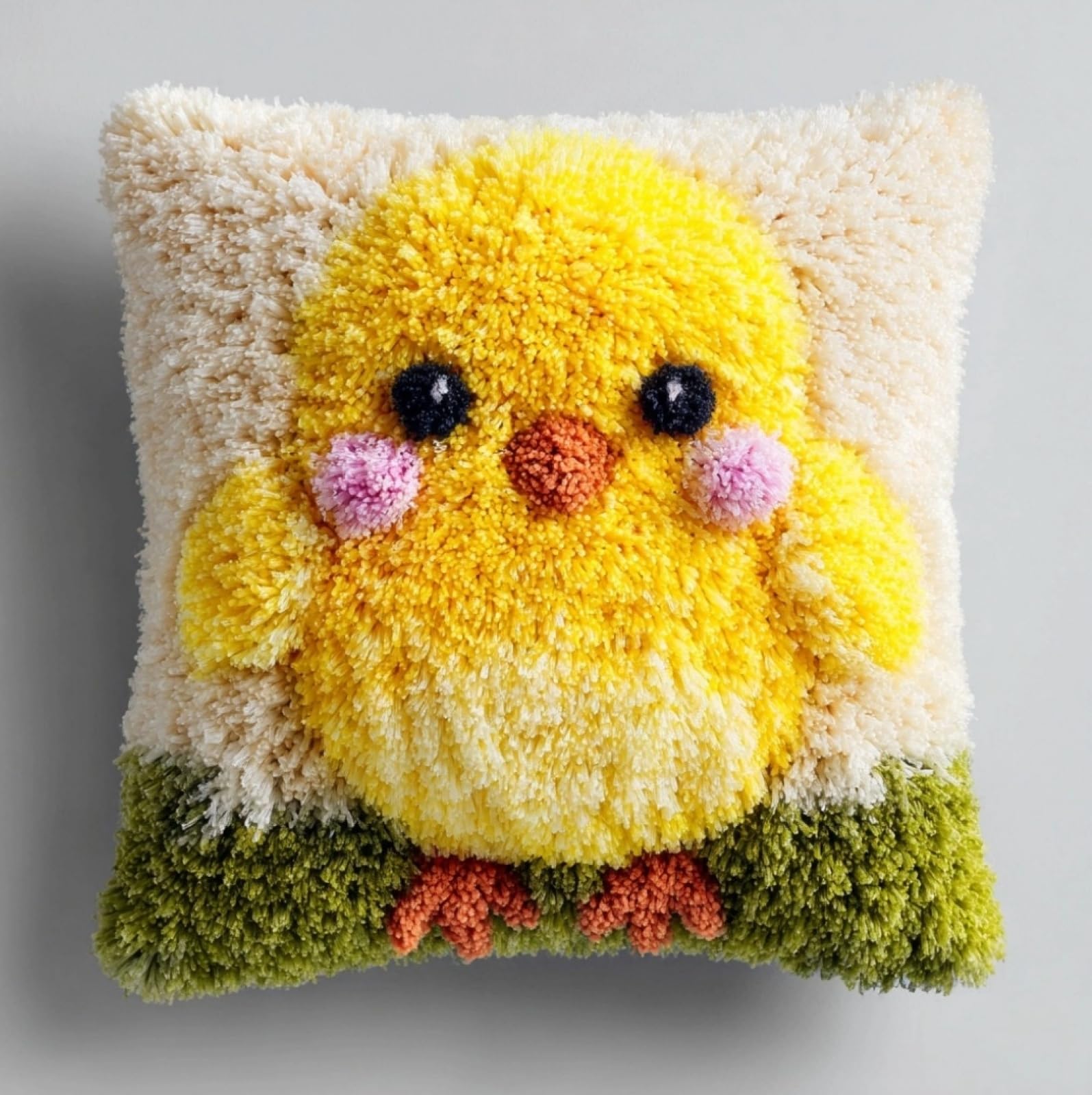WallustrioaW Pre Printed Pattern DIY Latch Hook Kits,Cartoon Chick
