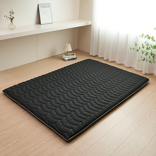 Miniatura 7 de Colchón japonés de espuma prémium de 3.2 pulgadas de grosor, tamaño matrimonial, 54 x 80 pulgadas, 100% espuma de alta densidad, cómodo tapete para