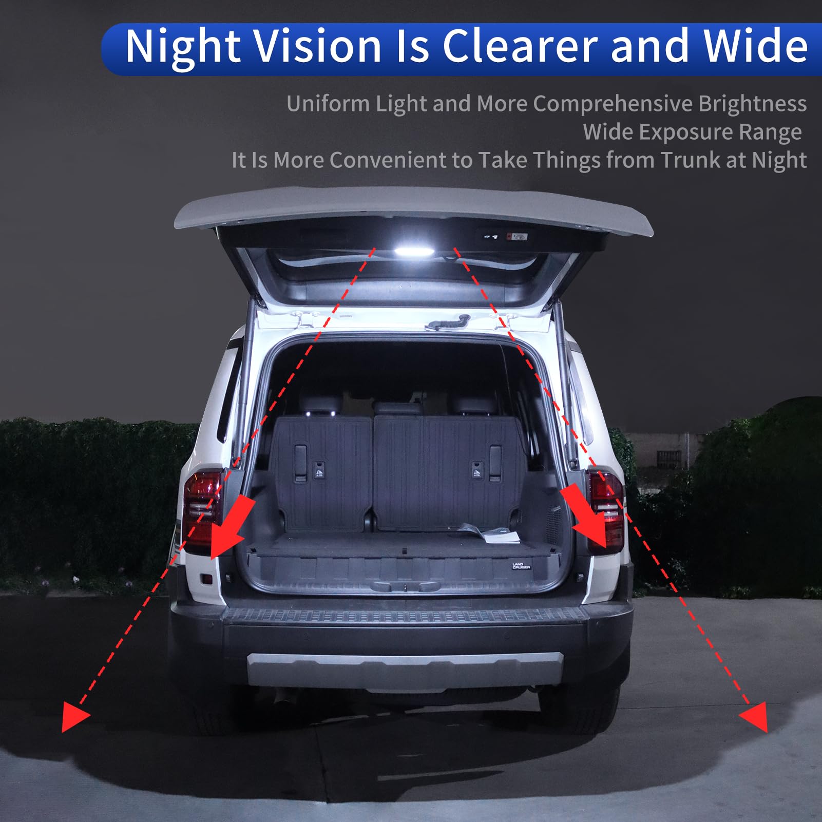 y様 Pizgear Car LED Tail Trunk Light Tailgate Lamp Suitcase Rear Hatch