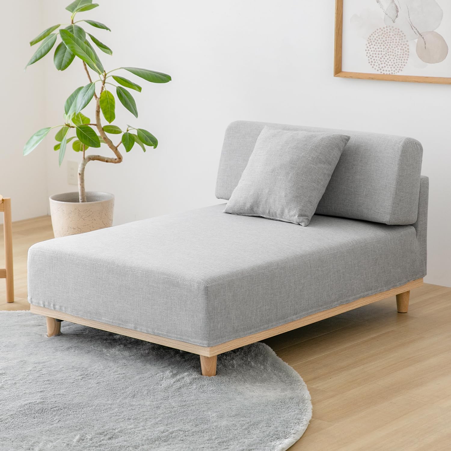 モダンデコ モジュールソファ 1Pのみ ミストグレー Amazon｜モダンデコ ソファ 1人掛け カウチ ロータイプ 幅87cm