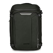 Invicta Zaino Viaggio CAMPUS M, Zaino monoscomparto con fondo rinforzato, Verde, Tasca Porta Pc e Porta Borracia, Con manglia per trasporto laterale, Zaino Viaggio E Temo Libero