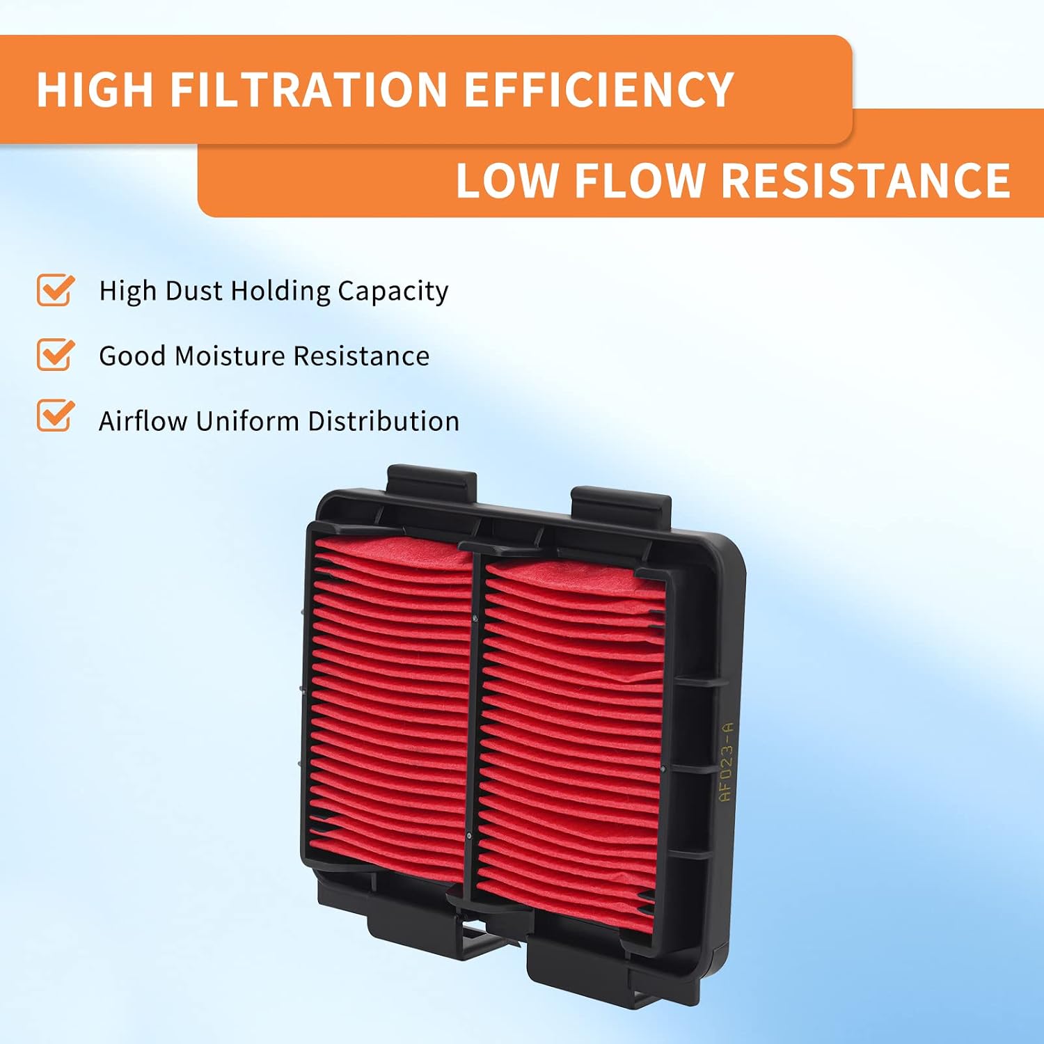 AHL Air Filter Compatible with Honda CRF250L CRF250 L 2013-2016,17220-KZZ-900 17220-KZZ-J00