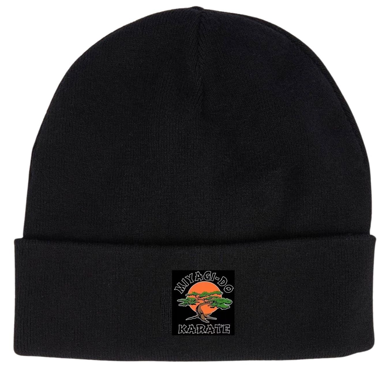 SHIHAN POWER SPORTS Miyagi Do Karate Beanie Hat Cap- Mr Miyagi Karate Kid Senior Black