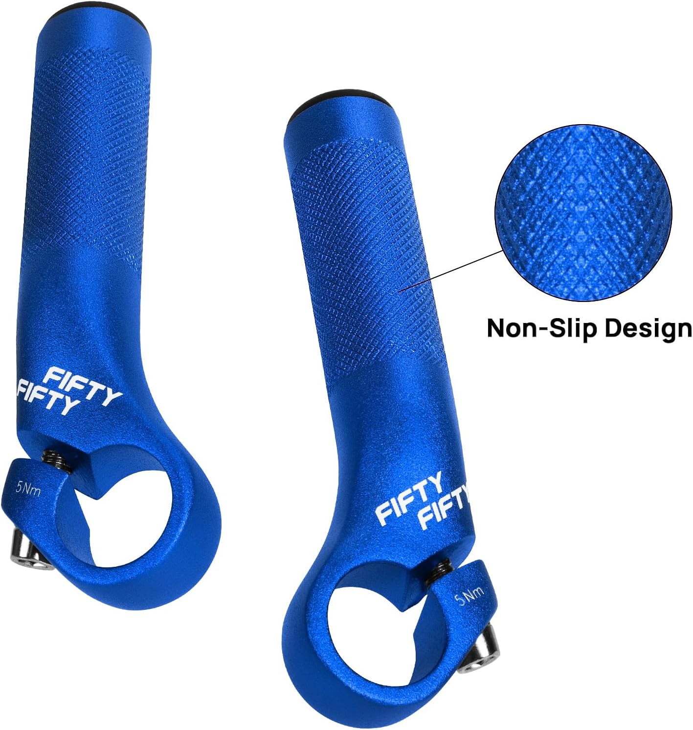 FIFTY-FIFTY Bike Bar Ends, Mountain Bike Handlebar Ends, Mountain Bike Fender, MTB Mudguard, Front and Rear Compatible Bicycle Mudguard