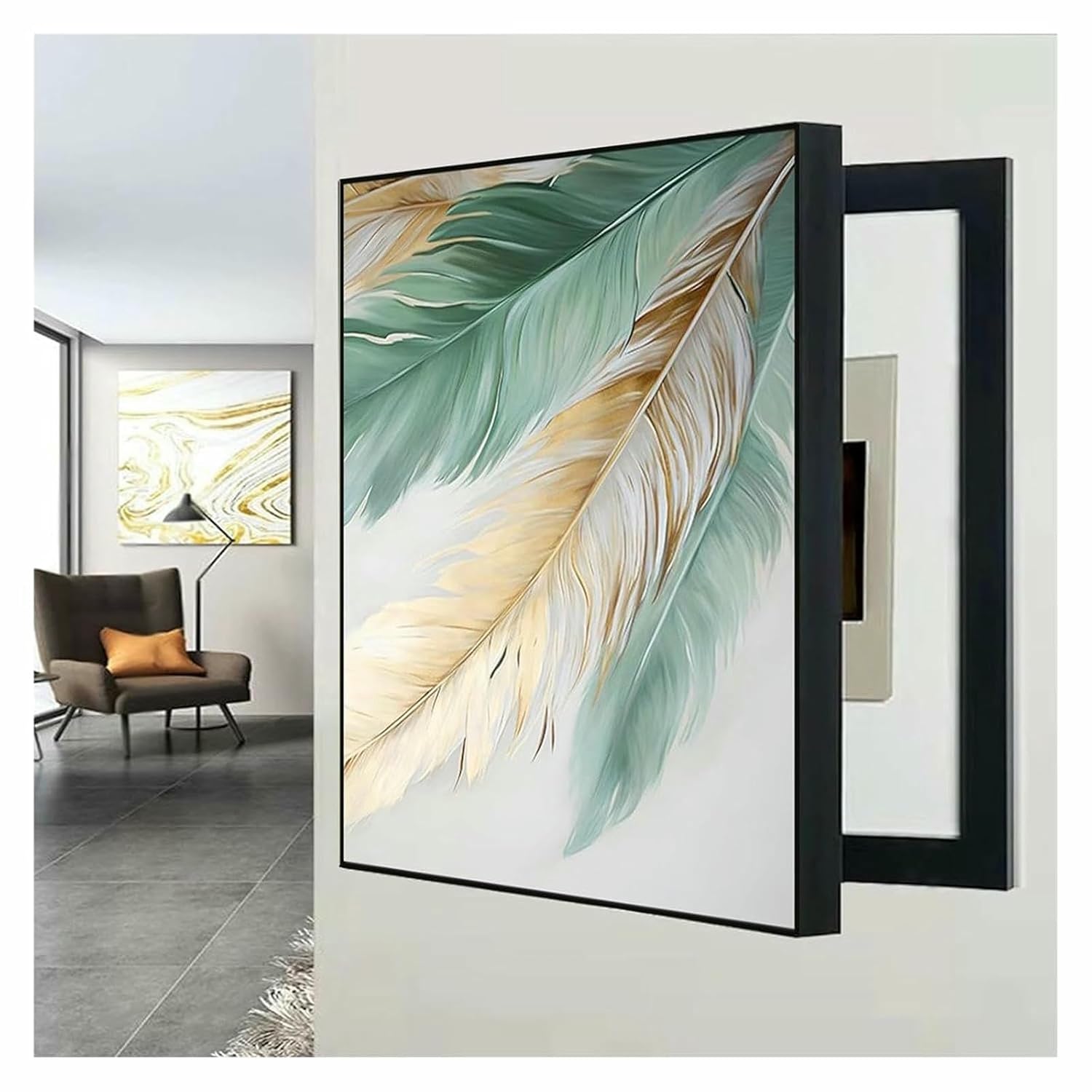 Electrical Panel Cover Decorative Wall Hanging Painting Breaker Box Cover Decorative Electric Meter Box Decorative Painting Fuse Box Cover