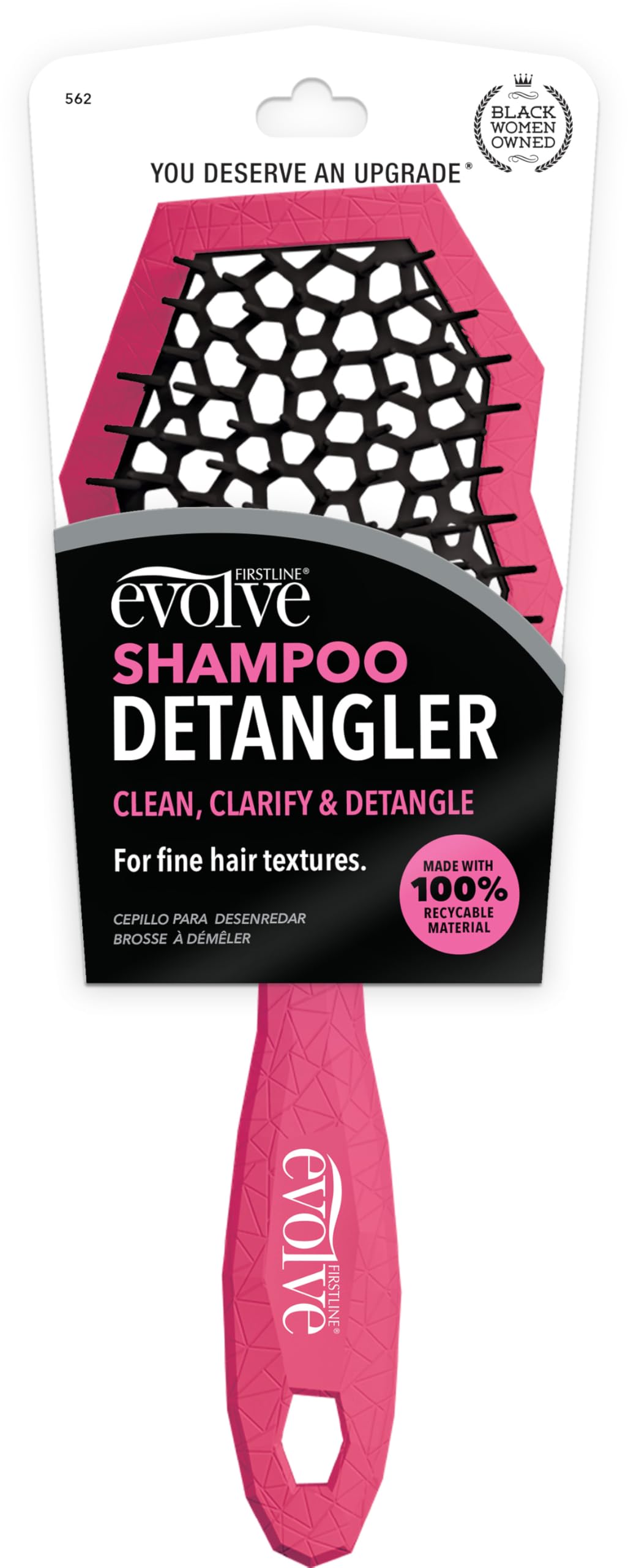 Evolve Shampoo Detangler Brush