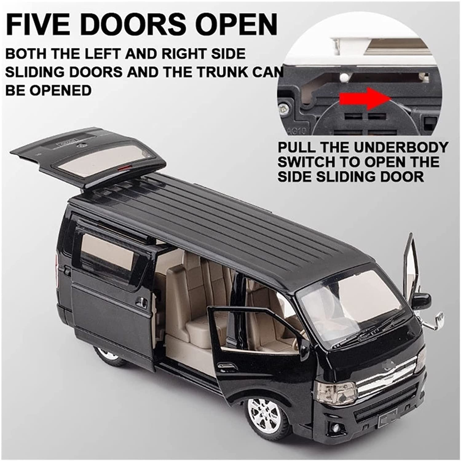 Amazon | 車のモデル、トヨタ ハイエースのスケール モデル ダイ