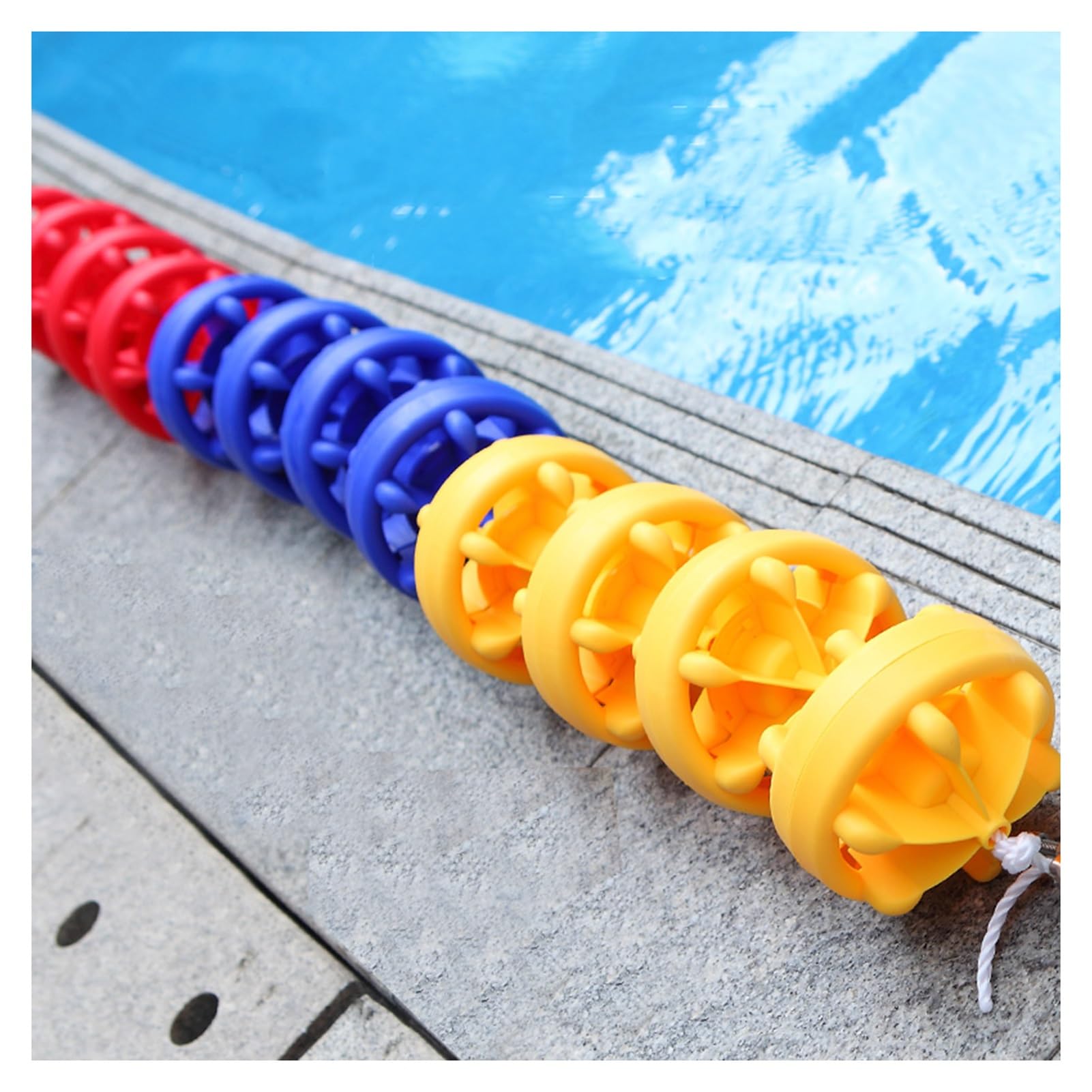 Séparateur de piscine de 6m pour éviter les vagues et chutes