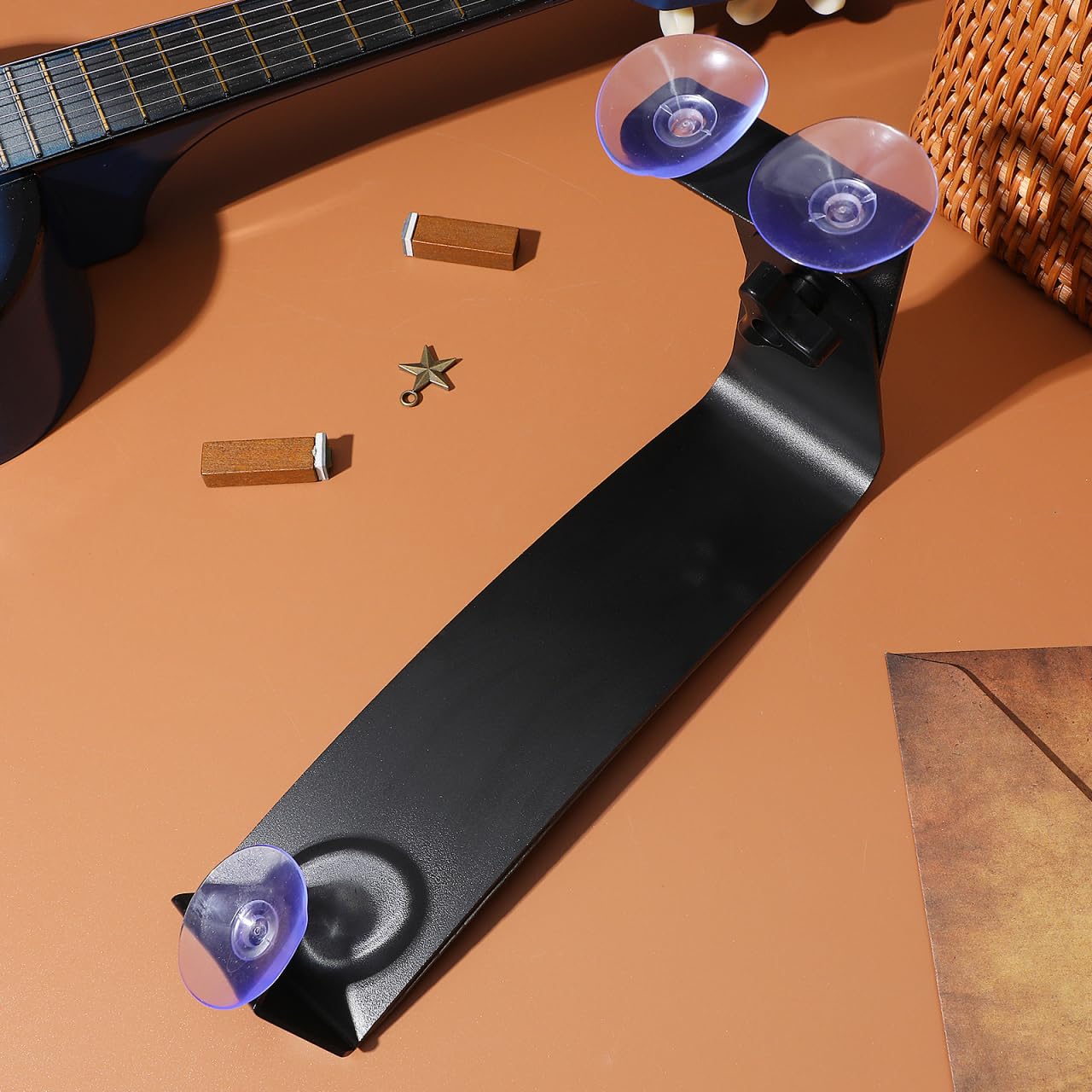 Soporte Ajustable Para Guitarra CláSica Con Ventosas Soporte De Muslo ErgonóMico Ligero PortáTil Para Estudios Y Escenarios