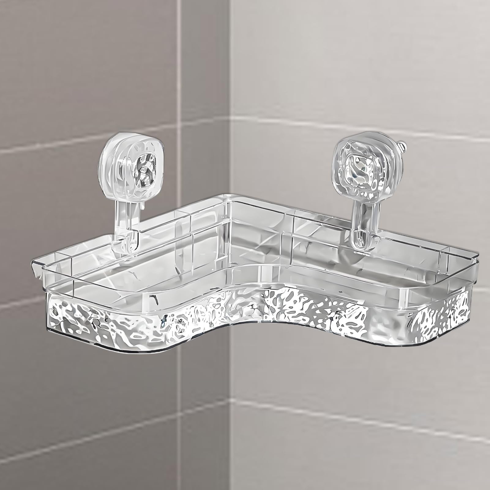 Modernos estantes esquineros de almacenamiento de ducha inoxidables, montaje en pared, ahorro de espacio, para champú, acondicionador, baño, cocina, sala de estar, bañera, inodoro