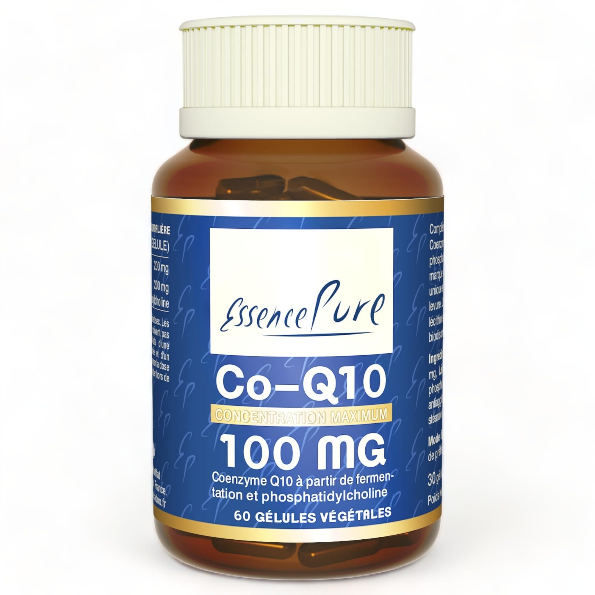 Coenzyme Q10 Kaneka® 100 mg, Essence Pure, 60 Gélules