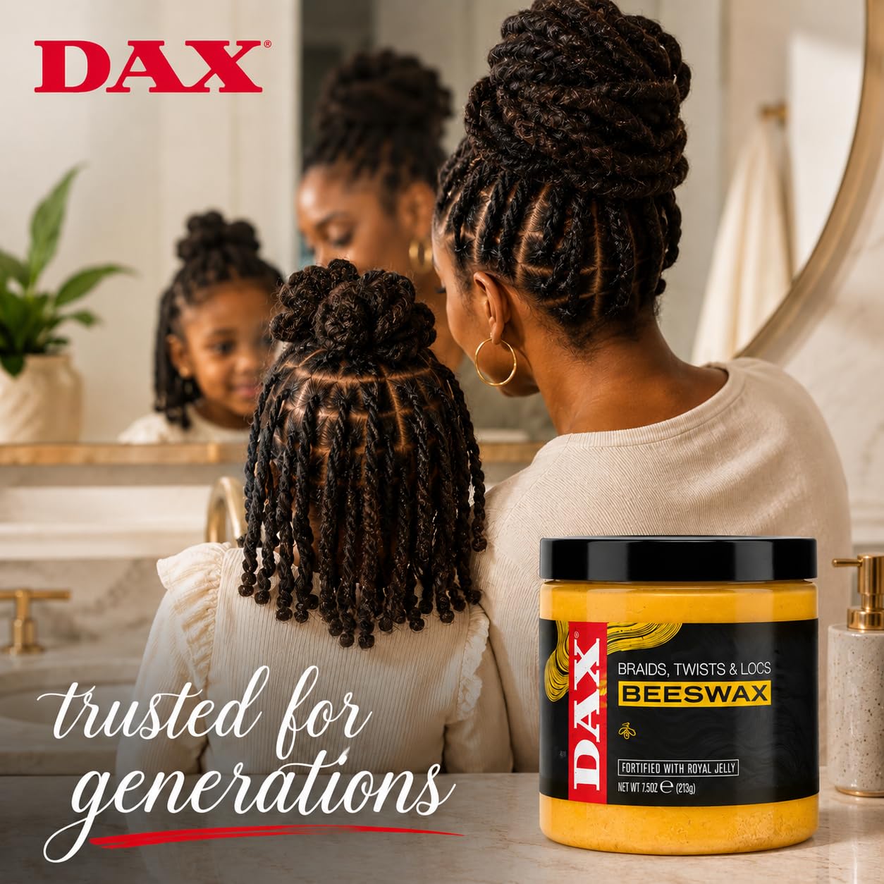 Amazon.com: DAX Beeswax with Royal Jelly for Braids, Twists & Locs