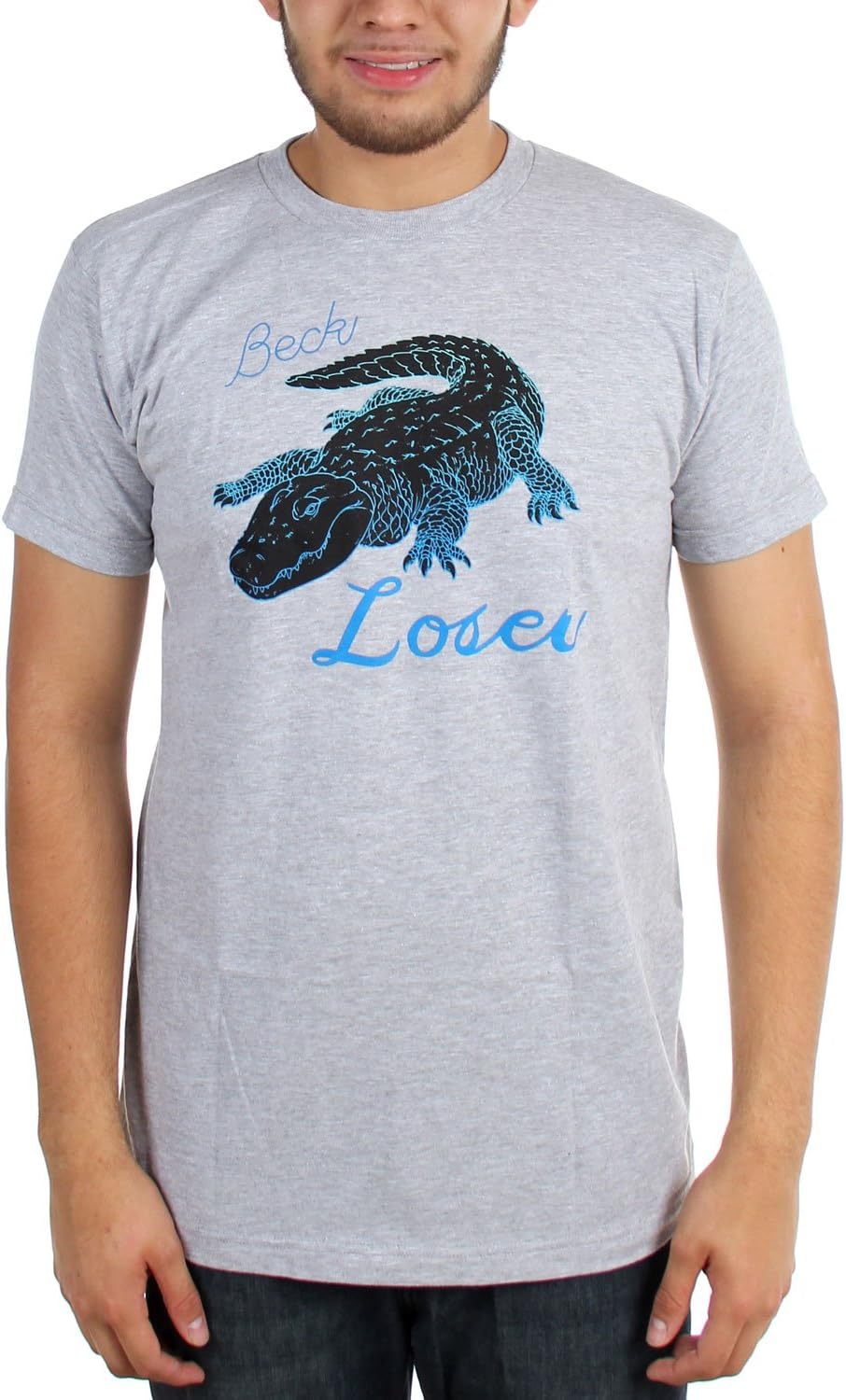 Beck - Mens Loser T-Shirt, Size: X-Large, Color: Heather Grey