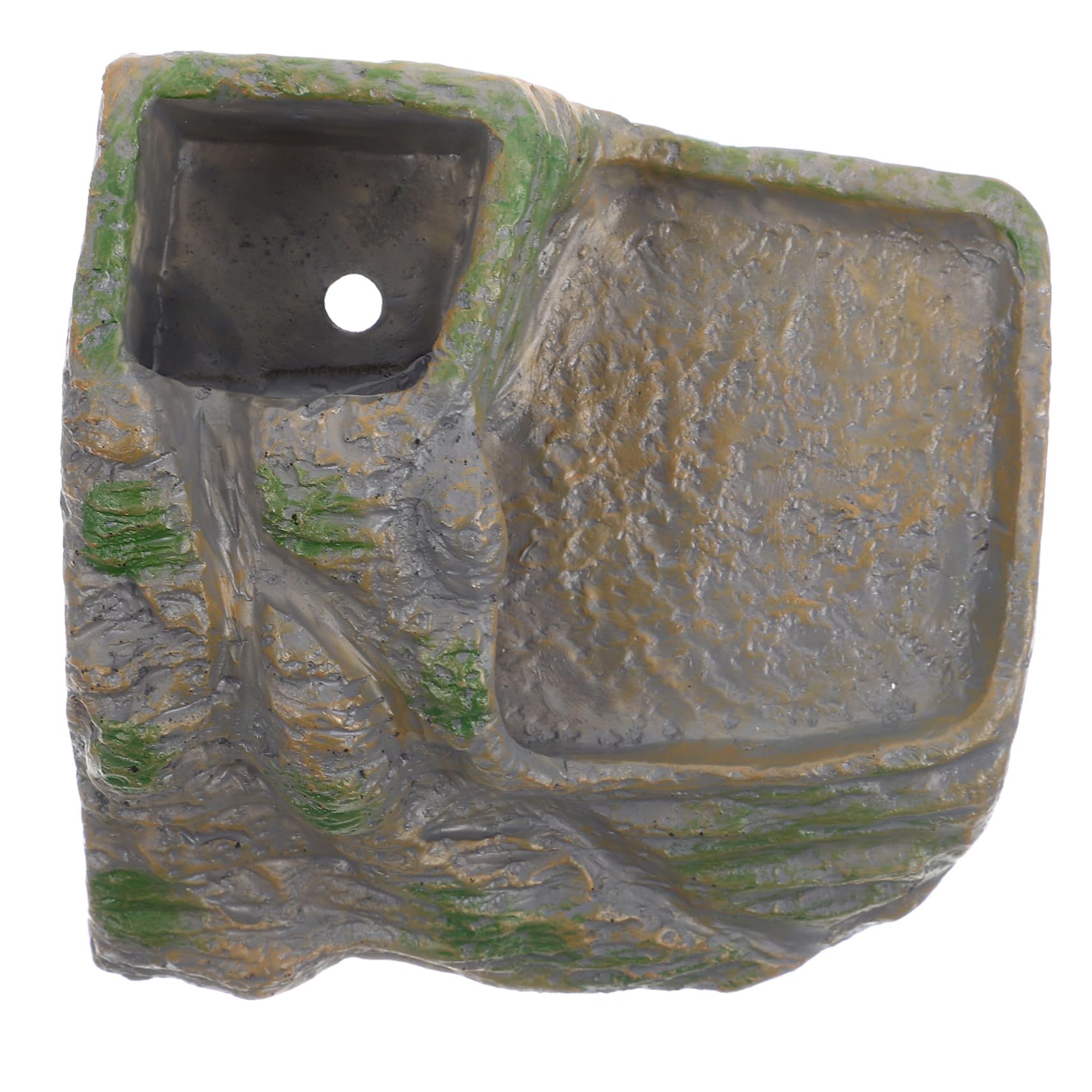 VICASKY Lifelike Turtle Resin Model Habitat Realistic Climbing Platform Cave for Turtles Snakes and Geckos Underwater Decoration for Reptiles Aquariums