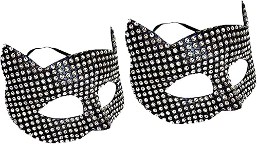 Máscara de zorro de Halloween, disfraz de cosplay de media cara, animal peludo, fiesta, Navidad, ojo, gato, máscaras de Pascua