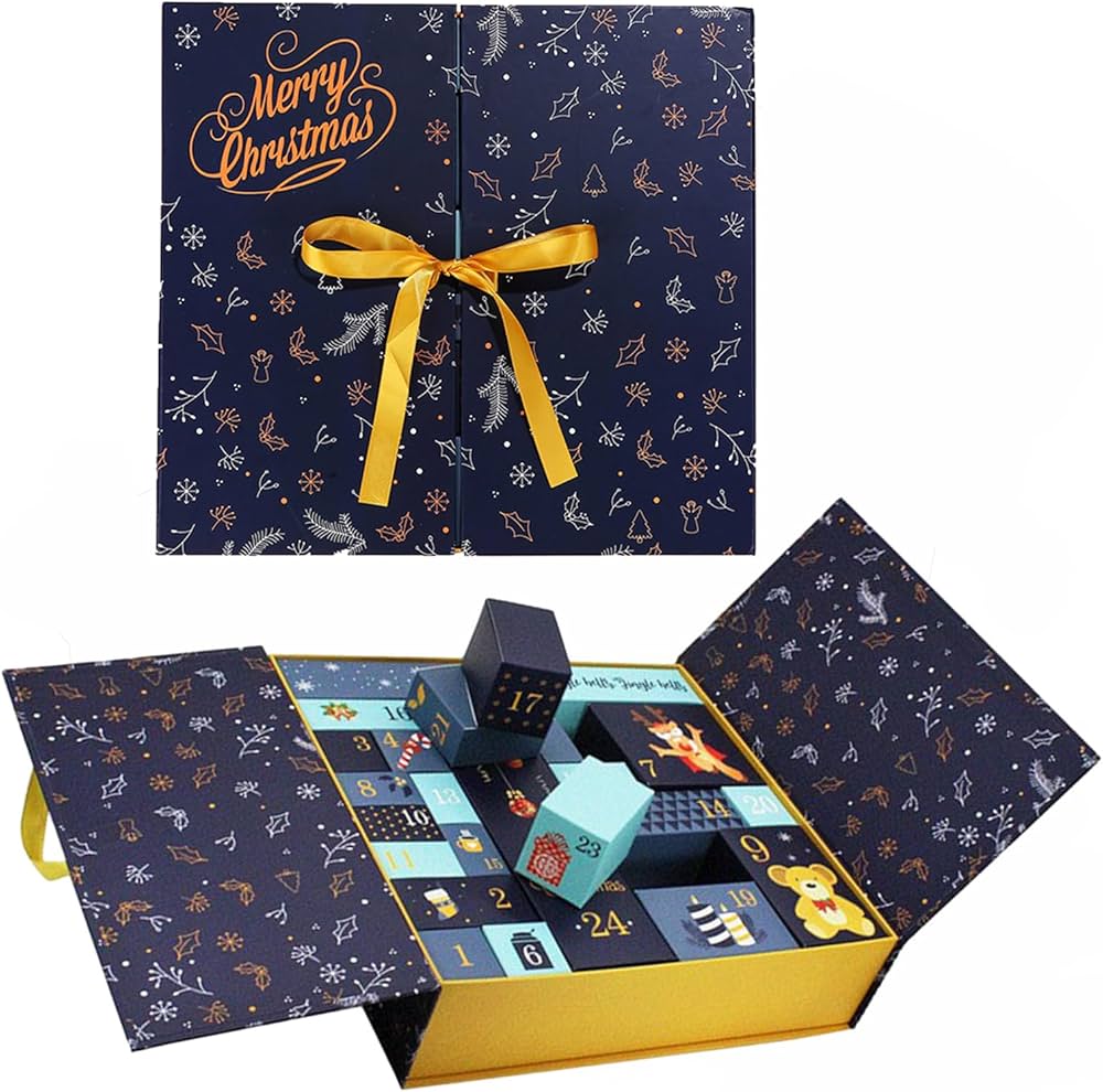 chanel アドベントカレンダーカレンダー　箱のみ Amazon.co.jp: 自分を満たす空のアドベントカレンダー 箱 24個の