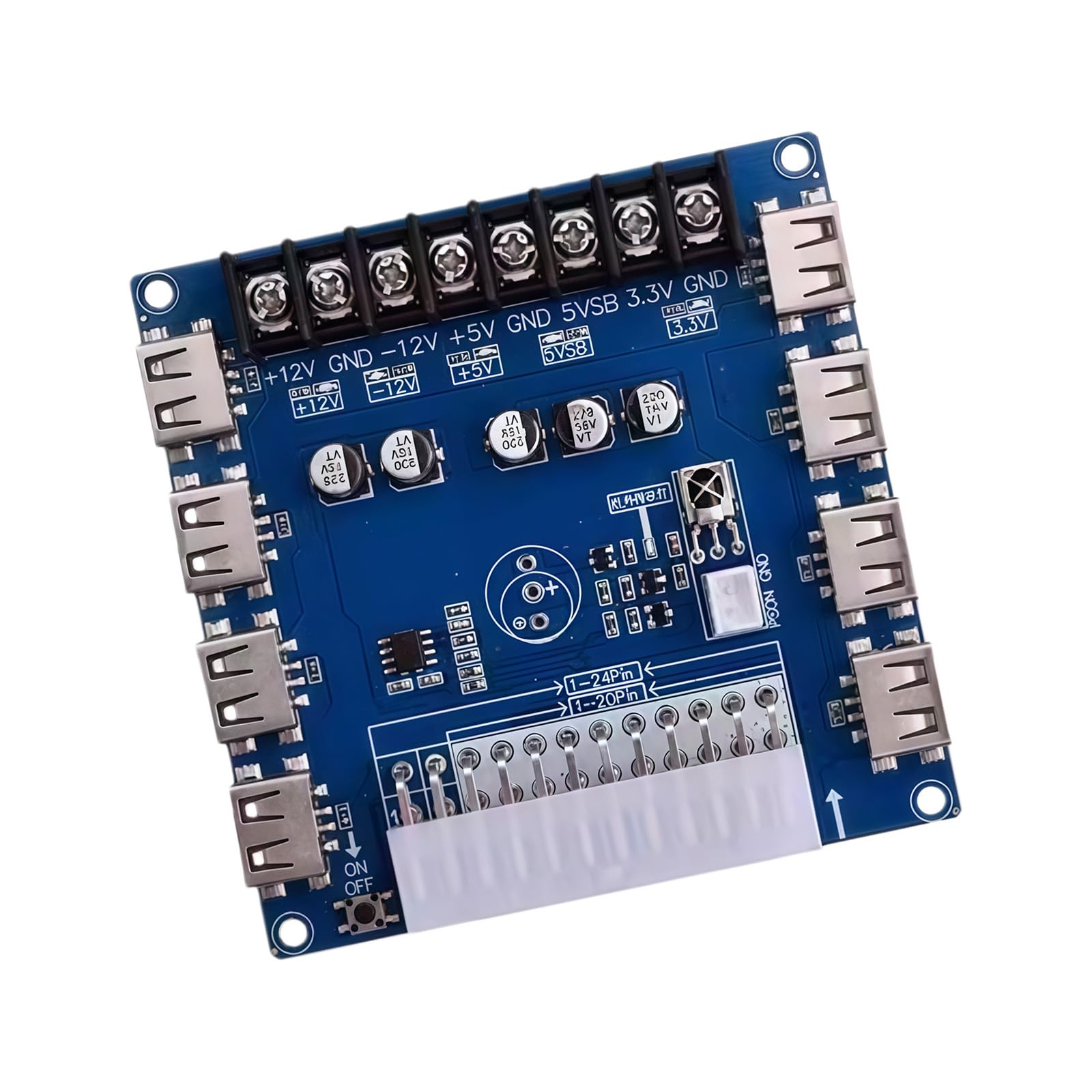 Practical Computer Power Extension Board Offering 5 Electrical Outlets & Remote Examination Feature for Device Testing Remote Control Power Board