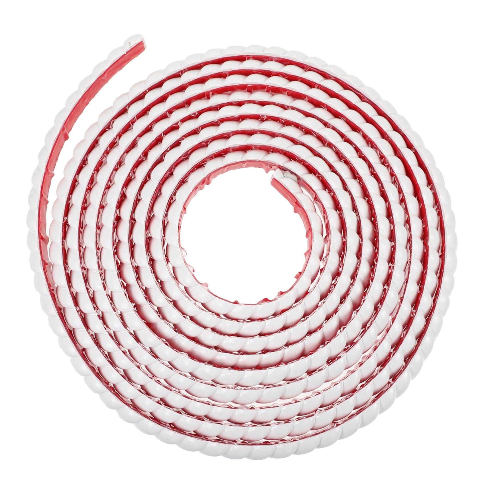 Moldura de Esquina de Pared Flexible de Pvc Color Blanco Autoadhesiva