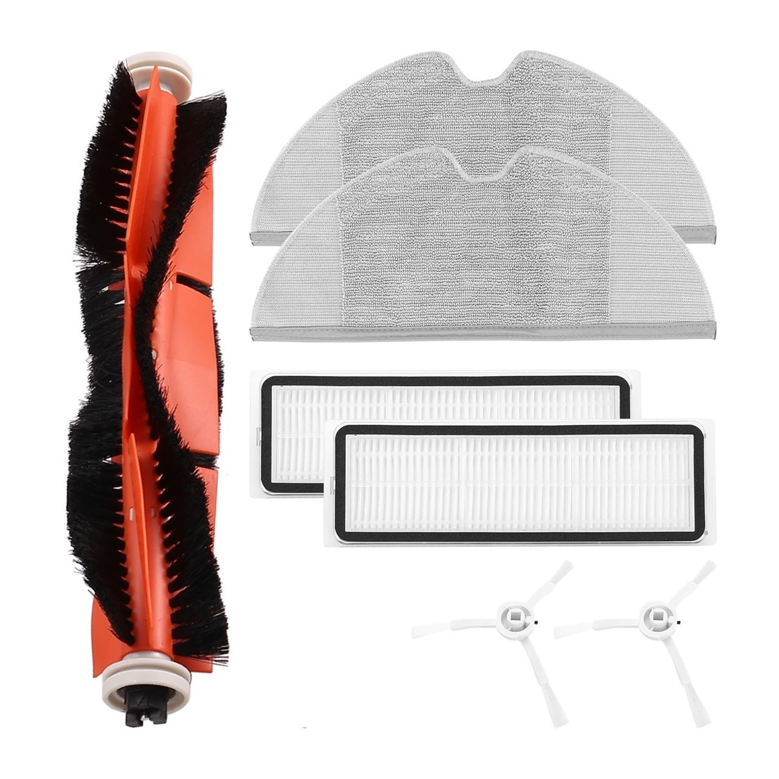 HIZON Main Brush Mop Cloth Replacement Kits，Compatible For Xiaomi，