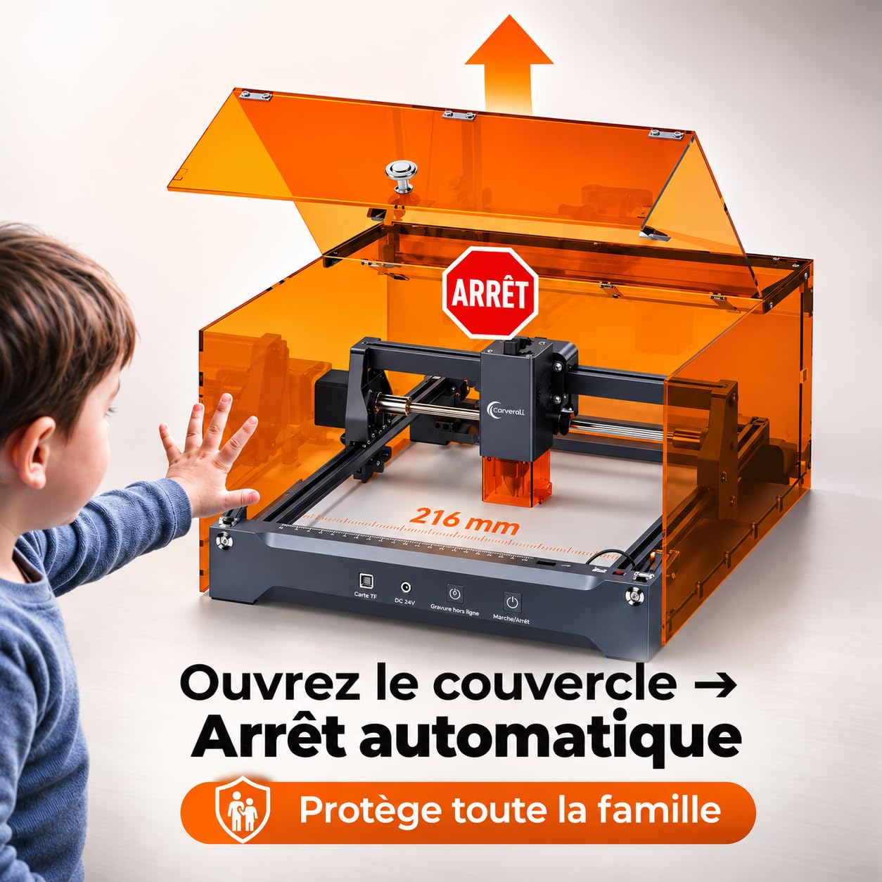 K15 Pro 10W Laser Graviermaschine & Cutter Wi-Fi App-Steuerung Klasse 1 A4 300x200mm 0,01mm Lasergravur-Maschine für Holz Acryl Metall Leder DIY Kleingewerbe