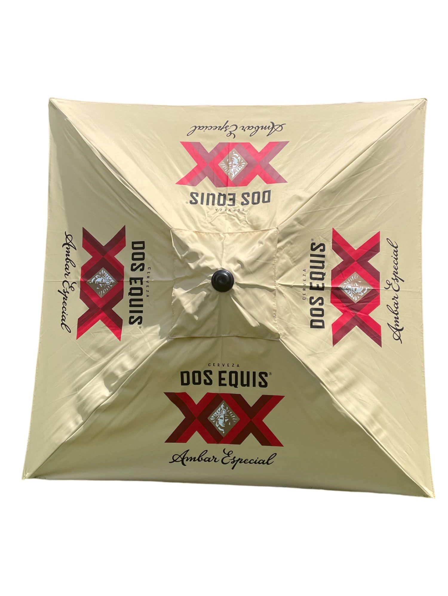 Dos Equis XX Ambar Especial Market Shade Umbrella | 7ft x 6 | Wood Pole