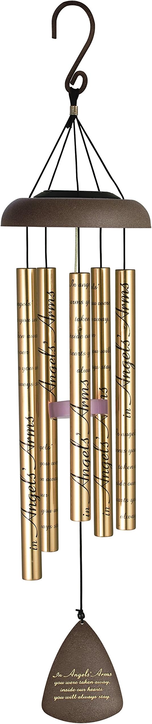 Carson Home Accents Angels Arms Wind Chime, 30Inch