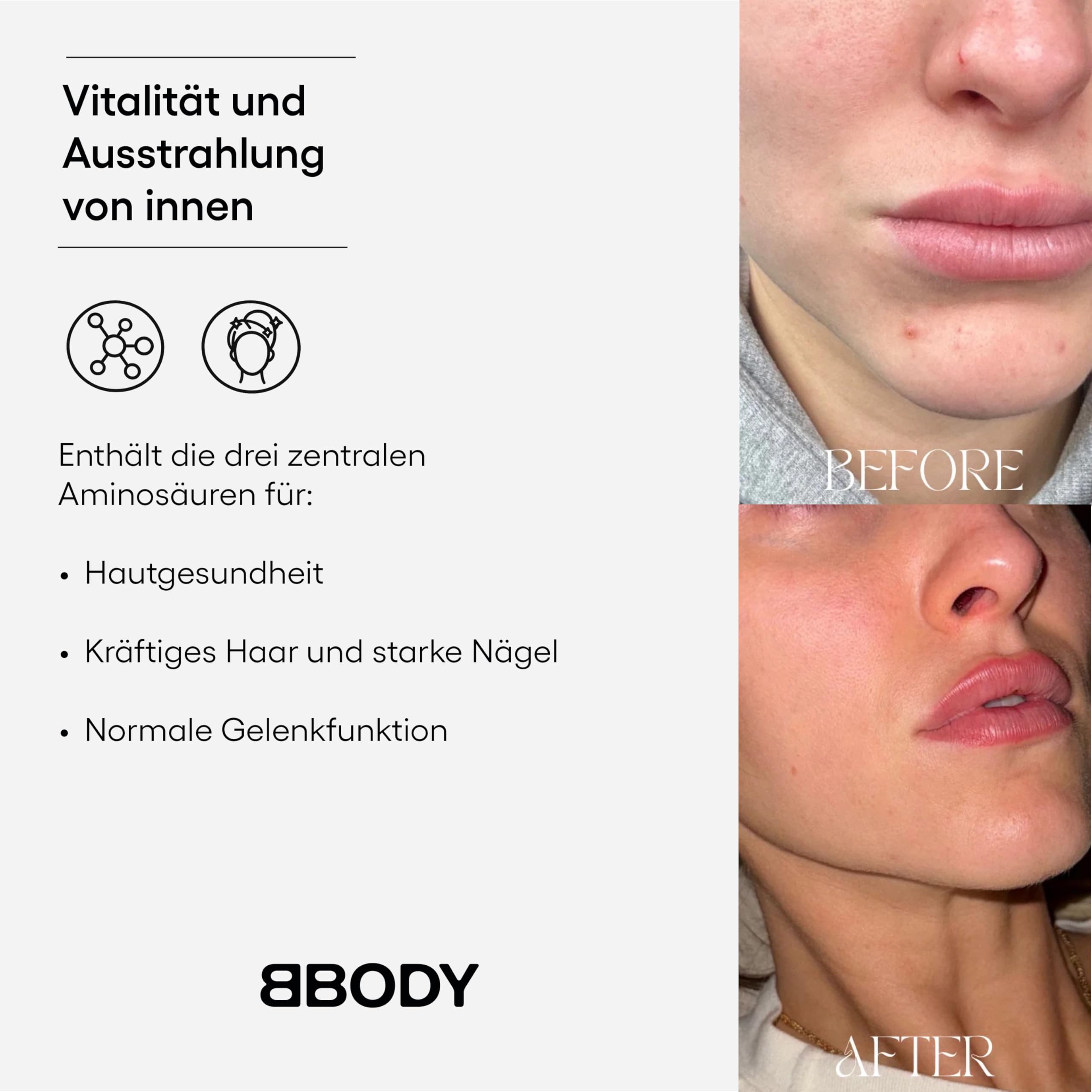 Tripeptid Kollagen Pulver 300 g - 100% reines, bioaktives Marine Collagen Hydrolysat Peptide aus wildem isländischem Kabeljau, perfekte Löslichkeit, 30 Tage Vorrat