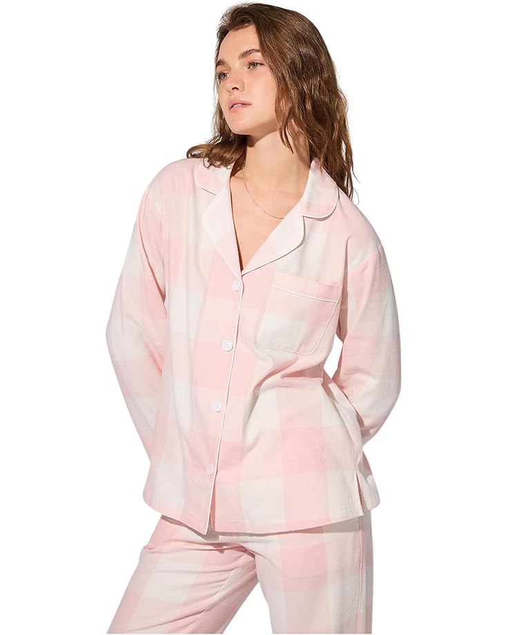 Bedhead PJs Organic Cotton Flannel Twill Classic Longsleeve PJ Set - #4 of 4