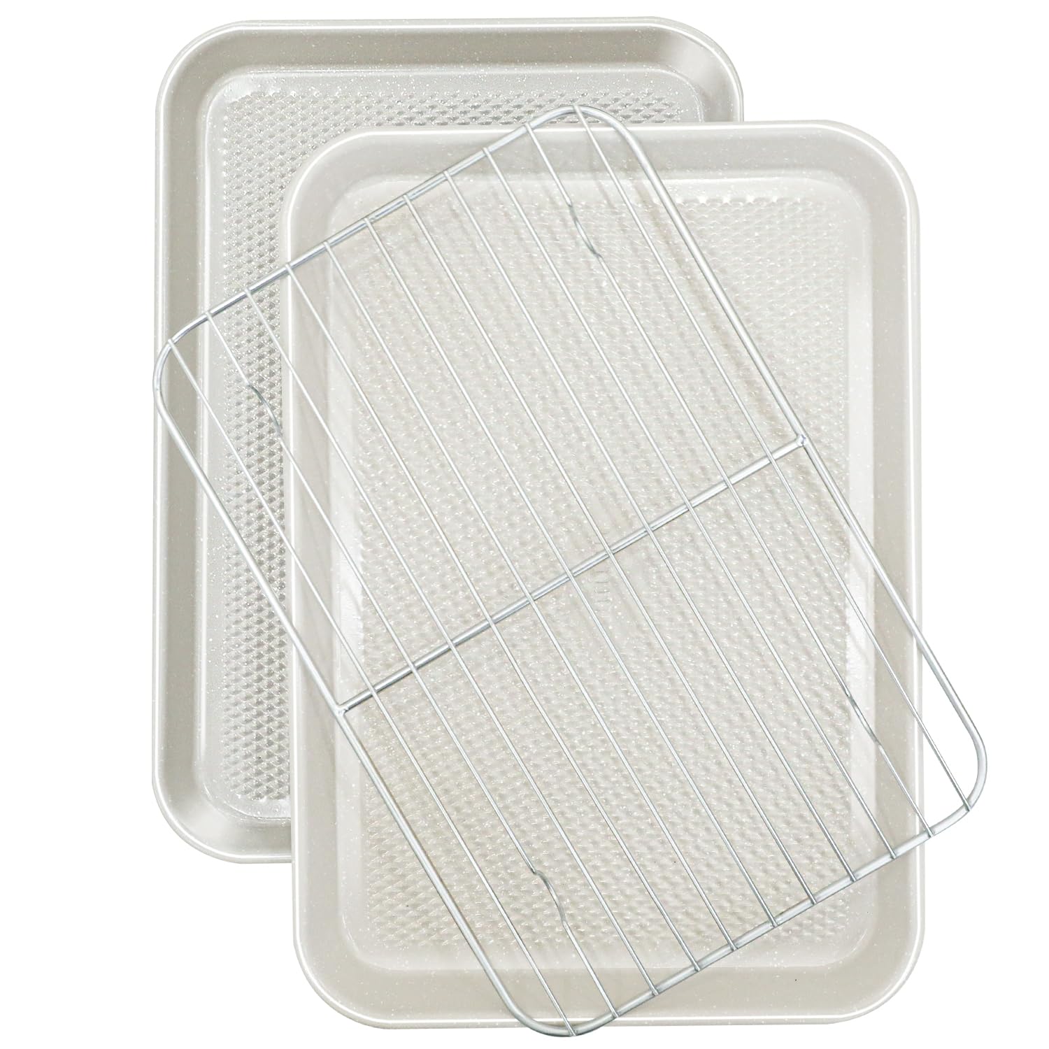 Ymiton 2-Pack 9x13 Pan with Rack