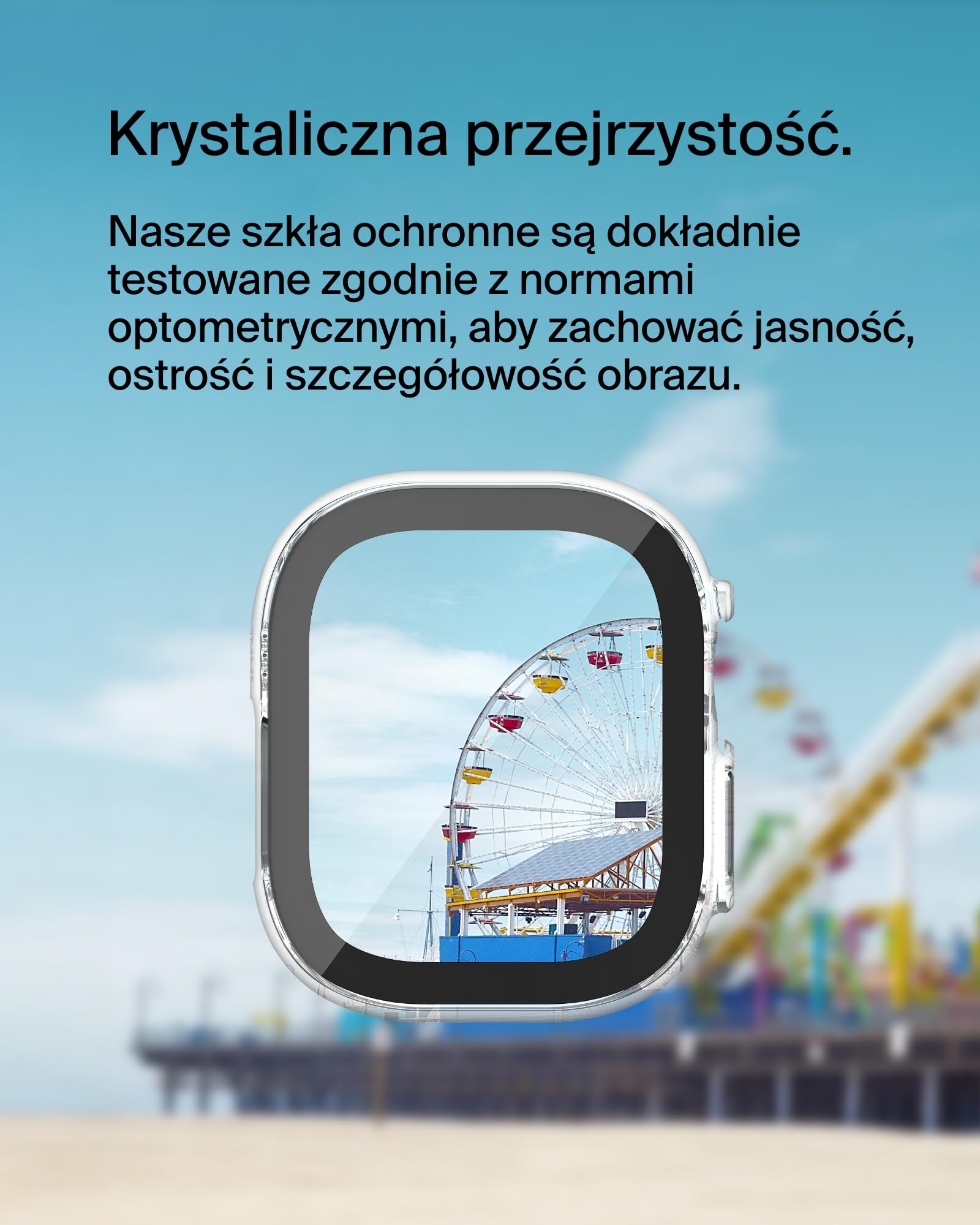 Szkło Ochronne Belkin Screenforce Temperedcurve 2 W 1 Do Zegarków Apple Watch 2, Z Ochraniaczem – Osłona Ekranu Ze Szkła Hartowanego, Akcesoria Do Zegarków Apple Watch – Przezroczyste