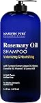 Shampoing Biotine Majestic Pure - Shampoing Épaississant pour Perte de Cheveux - avec Bloqueur DHT-3 - Hydratant & Nourrissant - Sans Sulfates, pour Hommes & Femmes - Shampoing pour Cheveux Fins - 16 fl oz | Shampoing Épaississant pour Perte de Cheveux et Volume pendant 72+ Heures - avec Bloqueur DHT-3