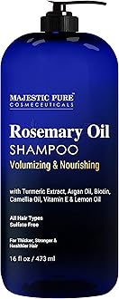 Rosemary Shampoo, Sulfate Free with 2.5% Pure Rosemary Essential Oil, Growth Promoting Anti Hair Loss for Men & Women - 16 fl oz