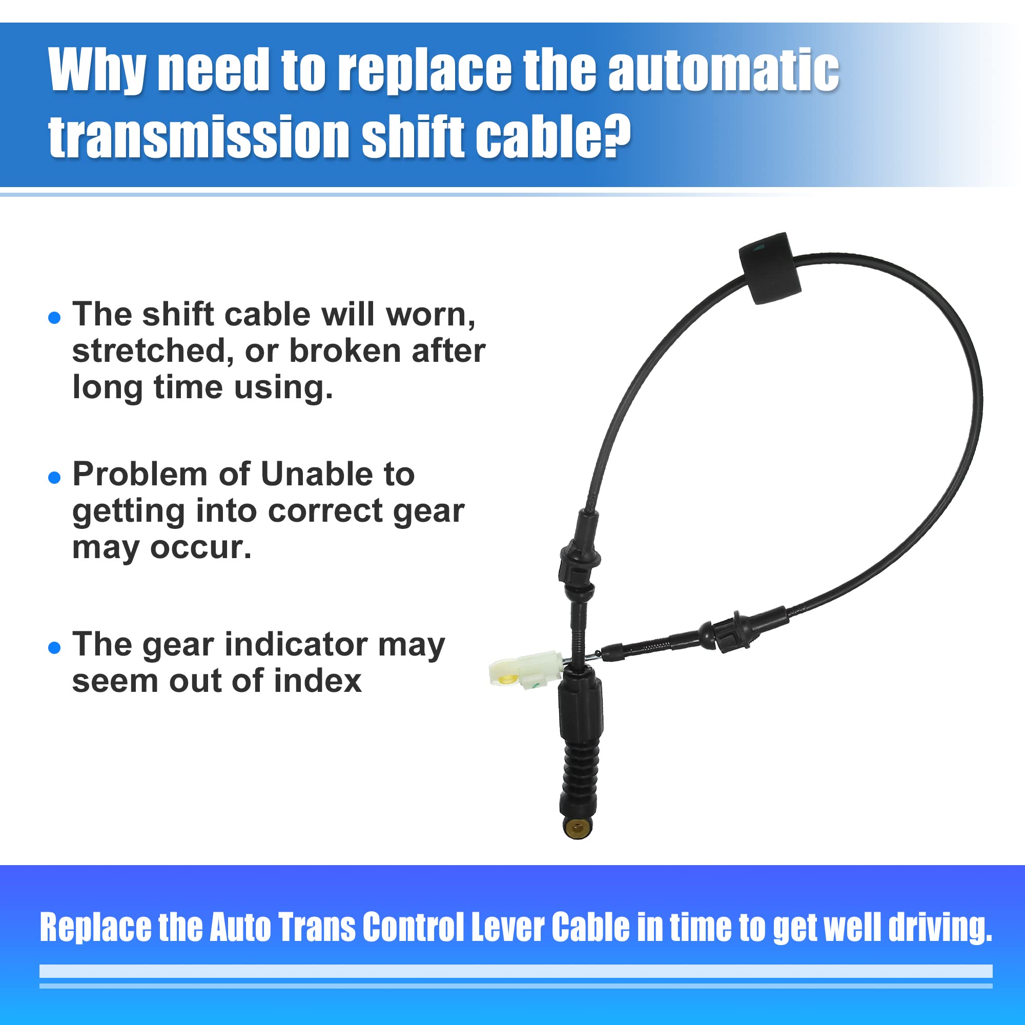 A ABSOPRO Automatico Trasmissione Cambio Cavo Cambio 12559260 per Corvette C5