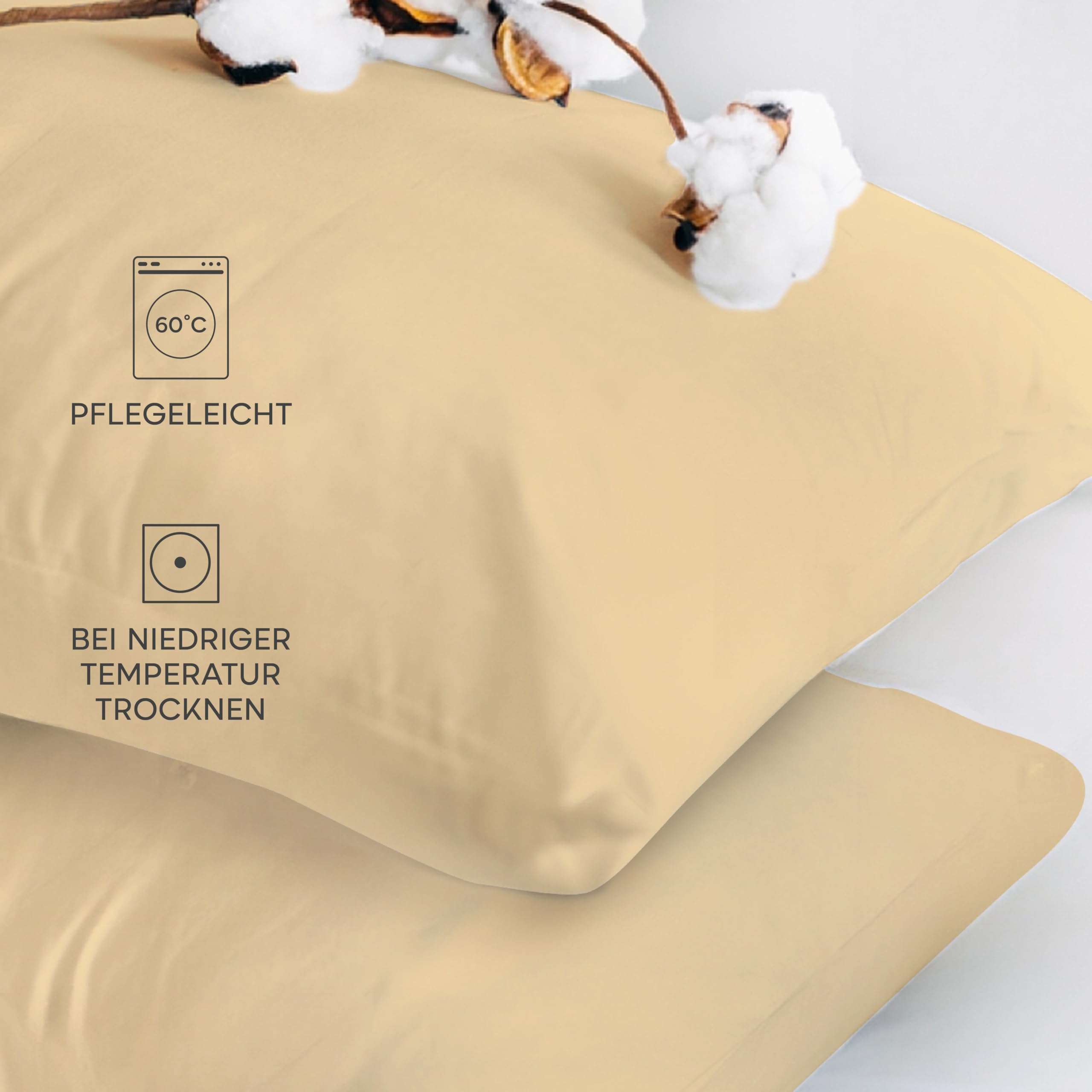 SLEEPZEN Wasserdichte Kissenbezüge 40x80 Cm (2er-Set) – Atmungsaktiv, Oeko-Tex®