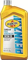 Pennzoil Óleo de motor Platinum Euro AV totalmente sintético 5W-30 (1 litro, único)