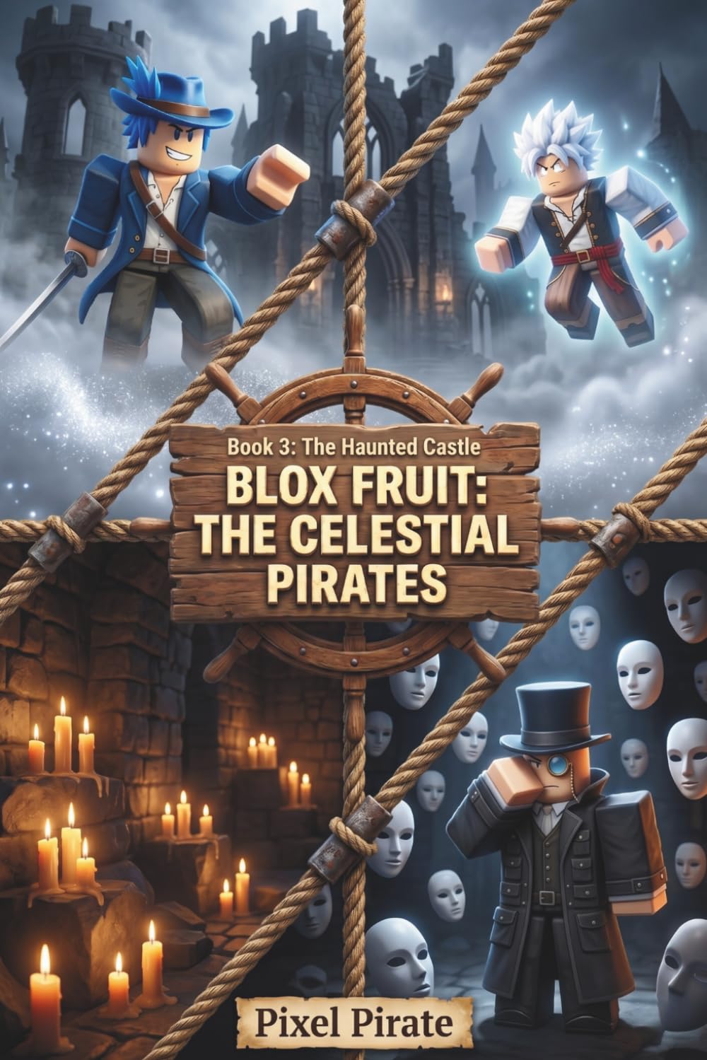 BLOX FRUIT: THE CELESTIAL PIRATES: Book 3: The Haunted Castle - A Chapter Book About Friendship and Courage
