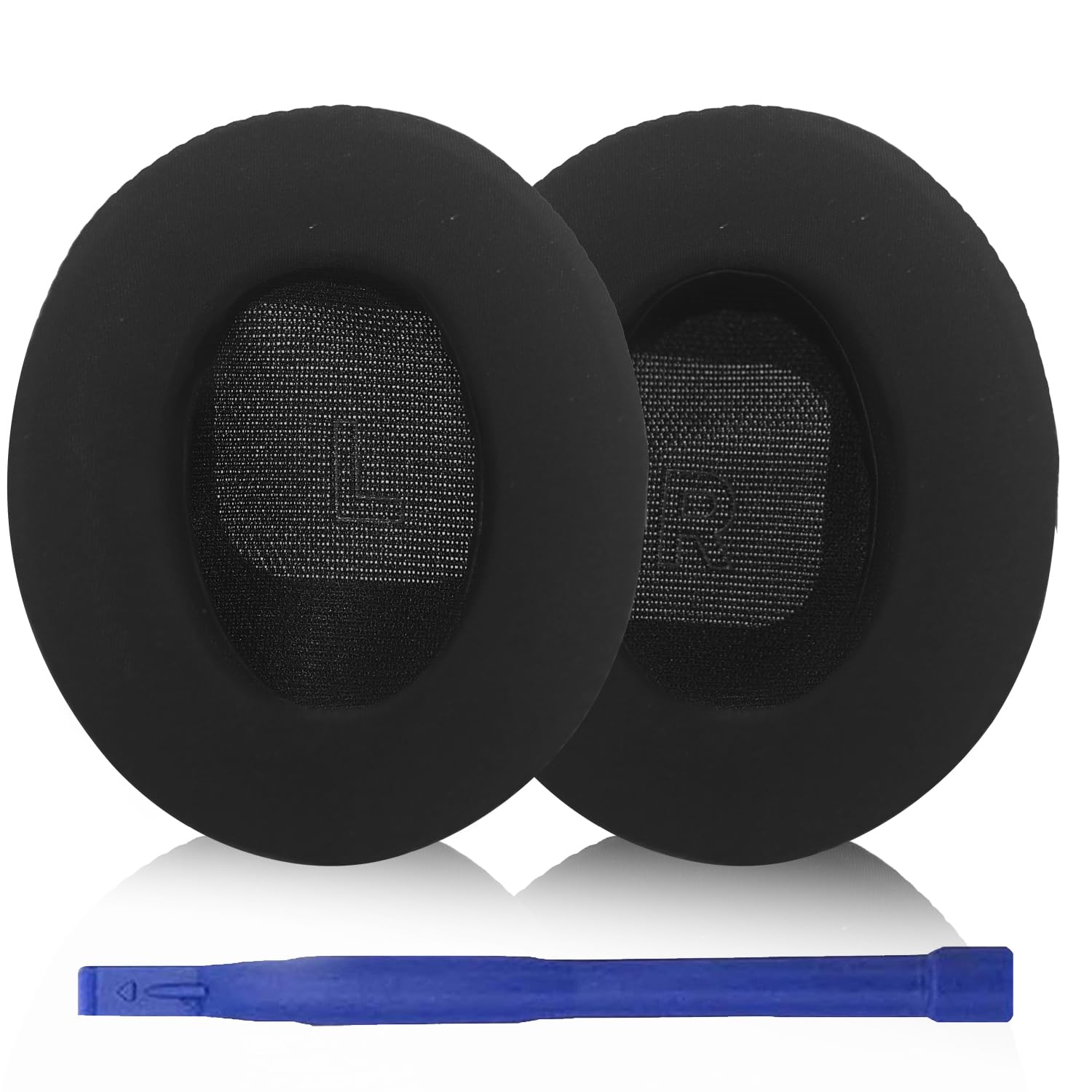 Paraorecchie di ricambio compatibili con Bose Quietcomfort ultra cuscinetti auricolari per Bose Quietcomfort Ultra, in materiale gel, fresco e traspirante (Gel nero)