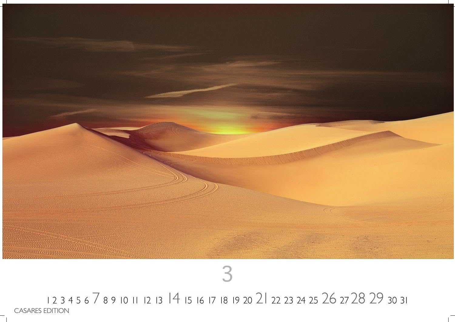 Sahara Kalender 2027 - Wandkalender | Fotokalender Afrika 35x50 cm - . mit 12 brillanten Fotos der Wüste